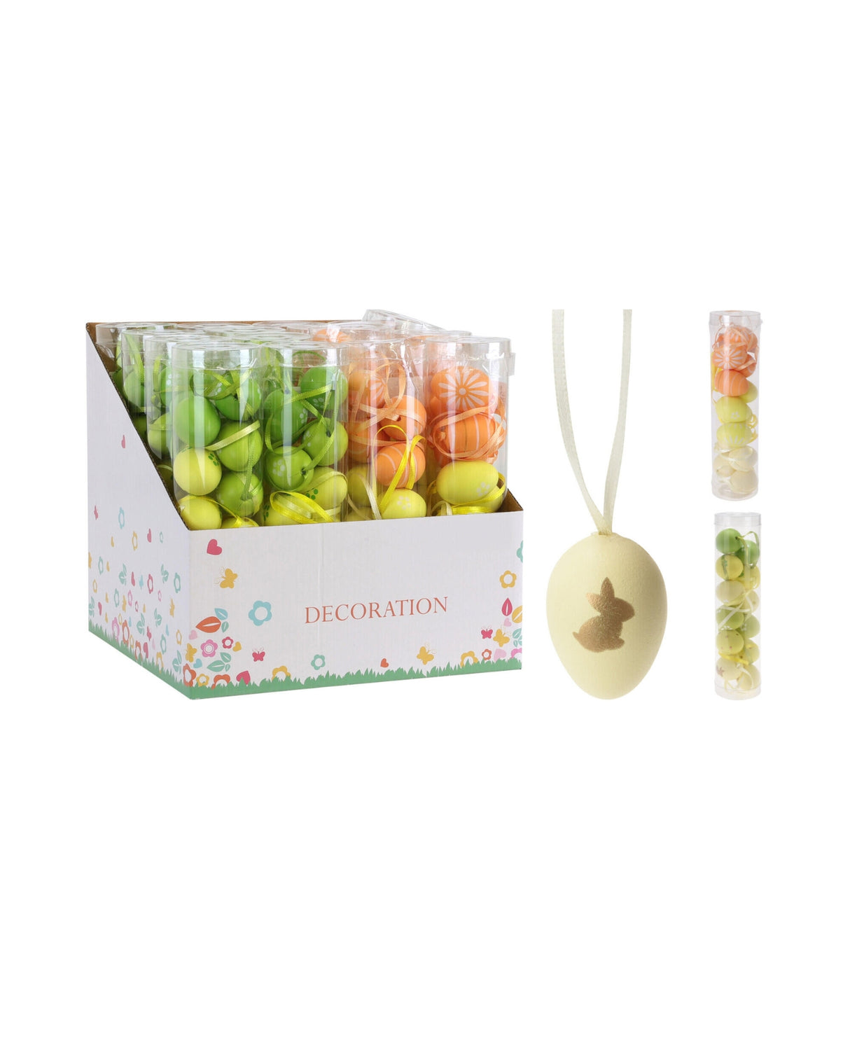 Eggs for decoration 12pcs 4cm