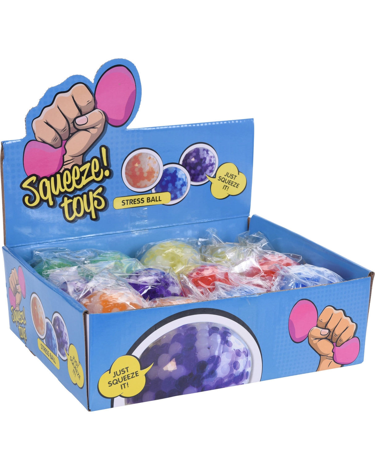 Squeeze ball fluffy 7 cm 1 stk