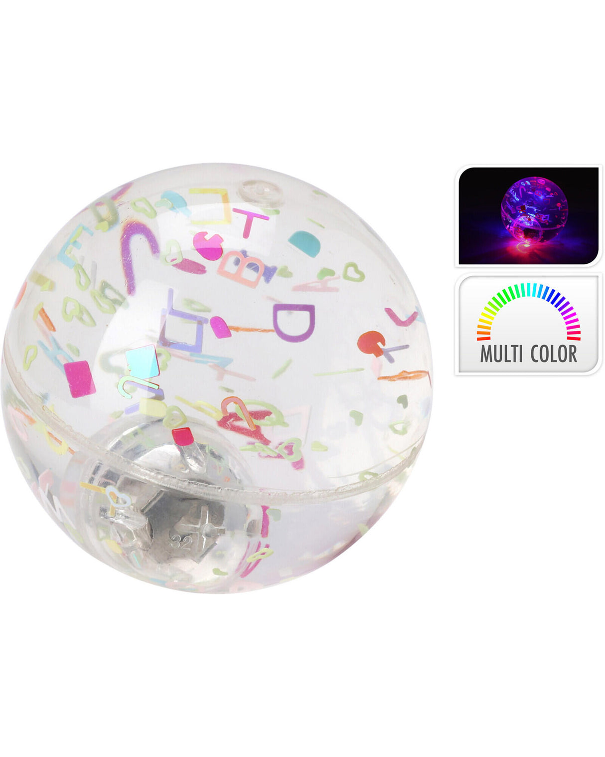 Hoppebold 65mm med lys