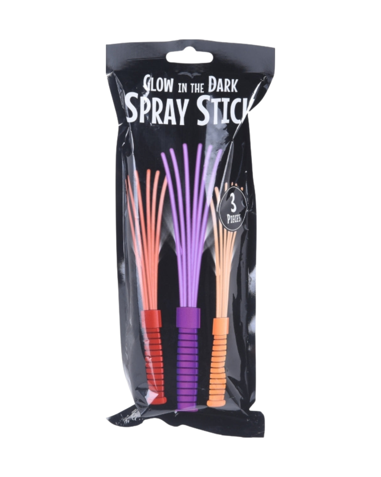 Glow in the dark spray sticks