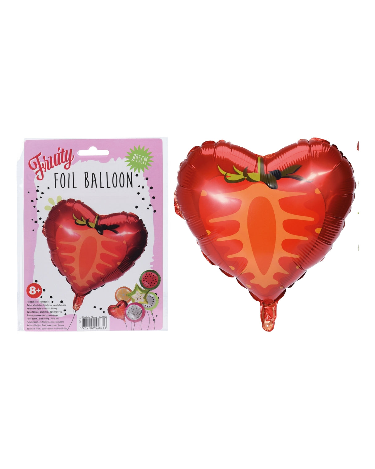 Folieballon 45 cm - Frugter