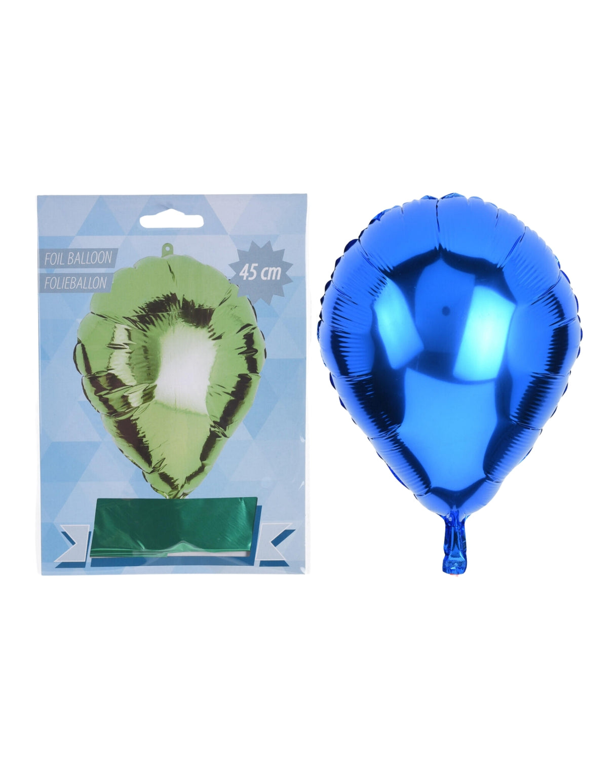 Folieballoner 45cm - Ensfarvet