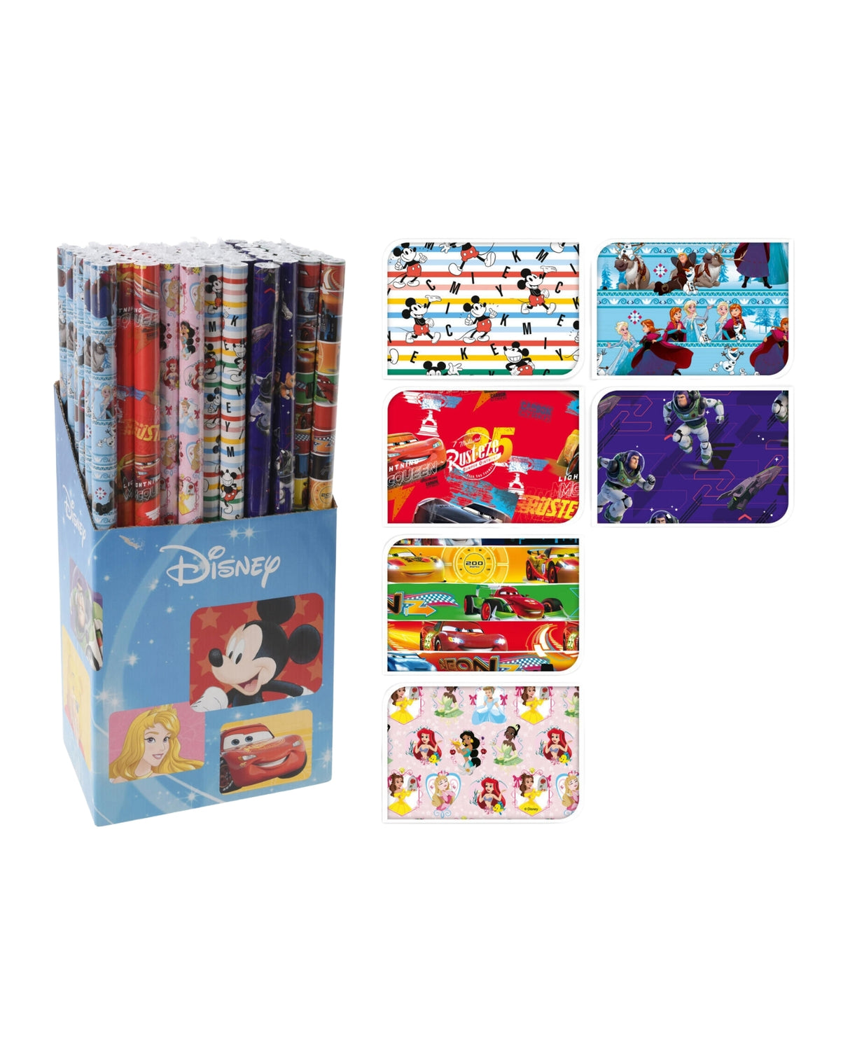 Gavepapir 70x200cm 1 rl - Disney