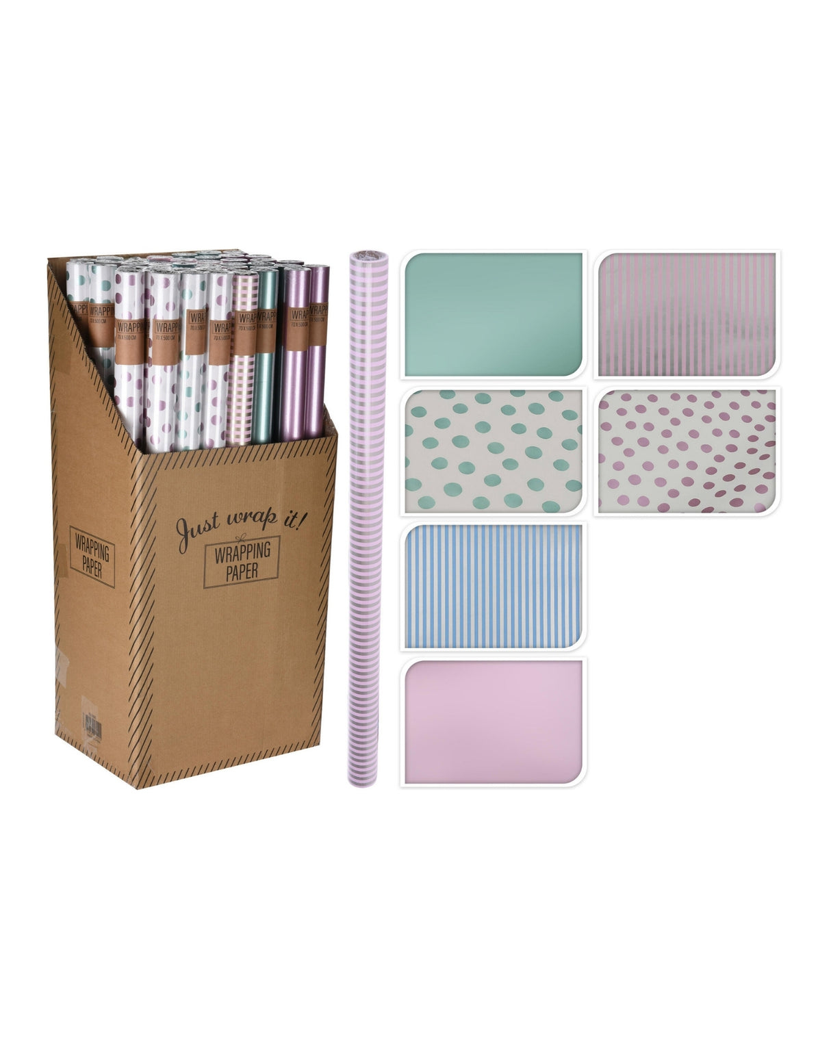 Gift wrap 70x500cm 1 roll