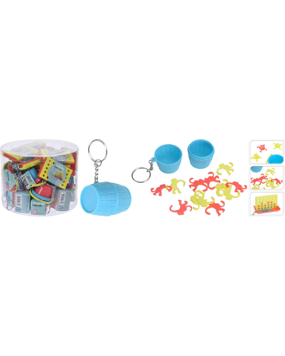 Nøglering 1stk - med mini spil