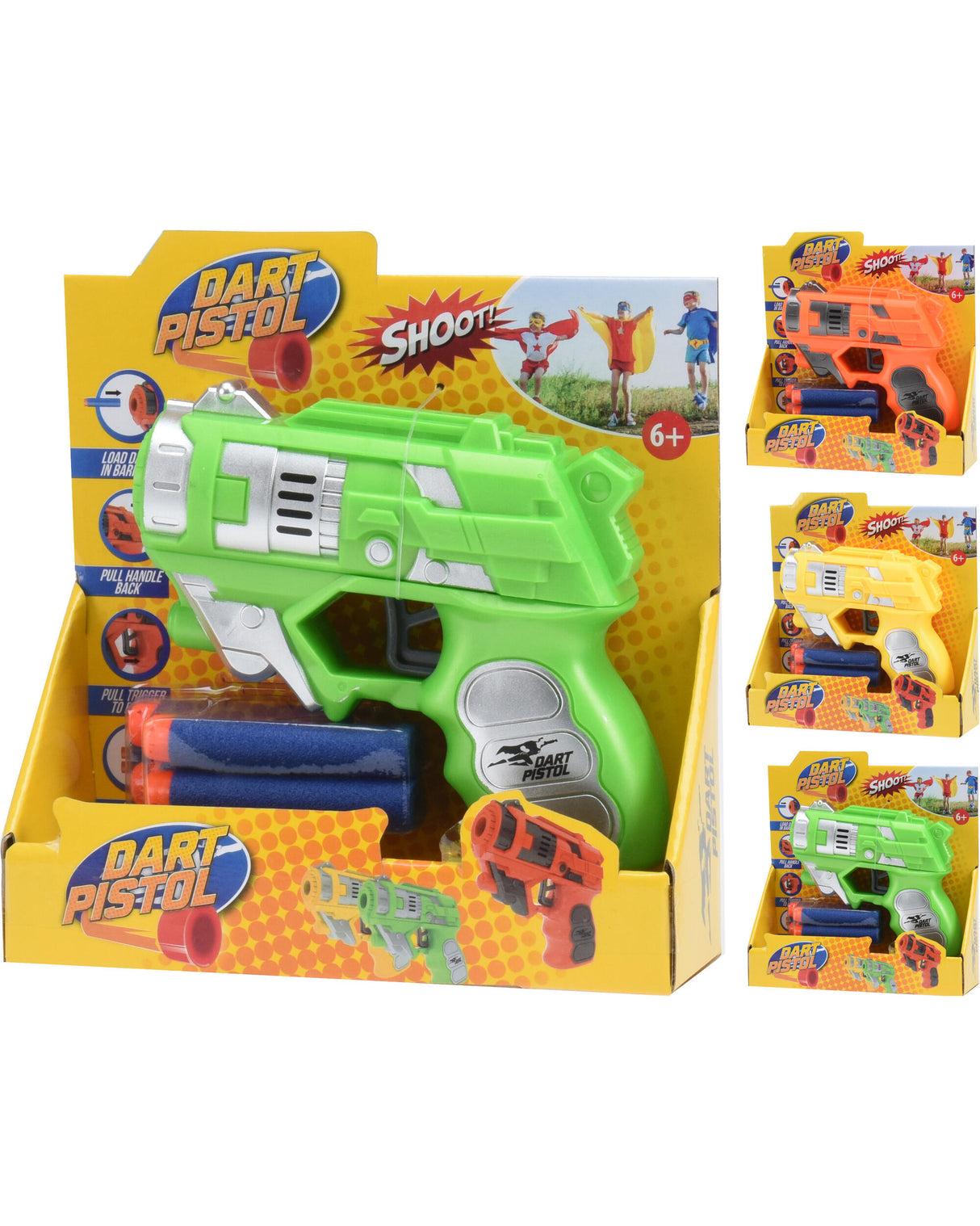 Pistol soft bullet 13 cm - 1 stk