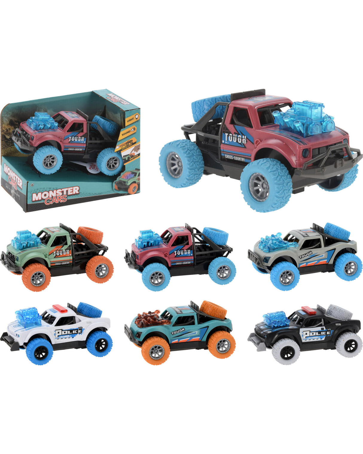 Truck with friction 15cm