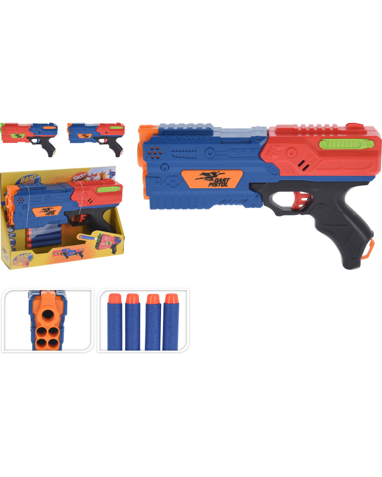 Soft bullets gun 230mm