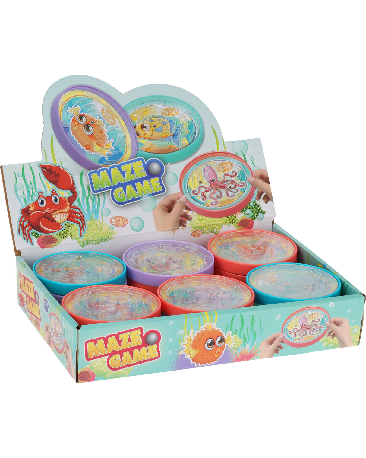 Labyrint spil 9x9cm 1 stk