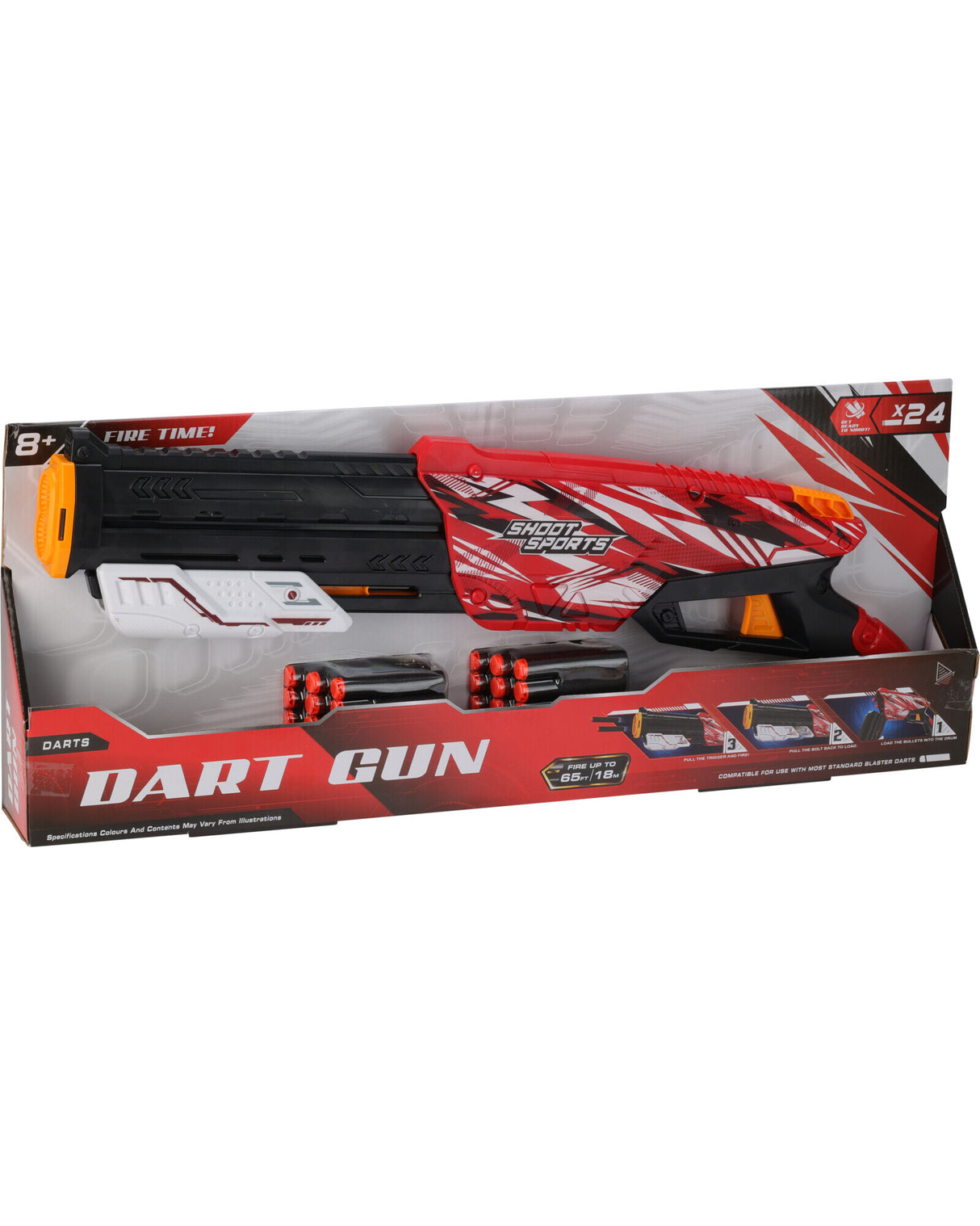 Pistol med skumpile 58cm