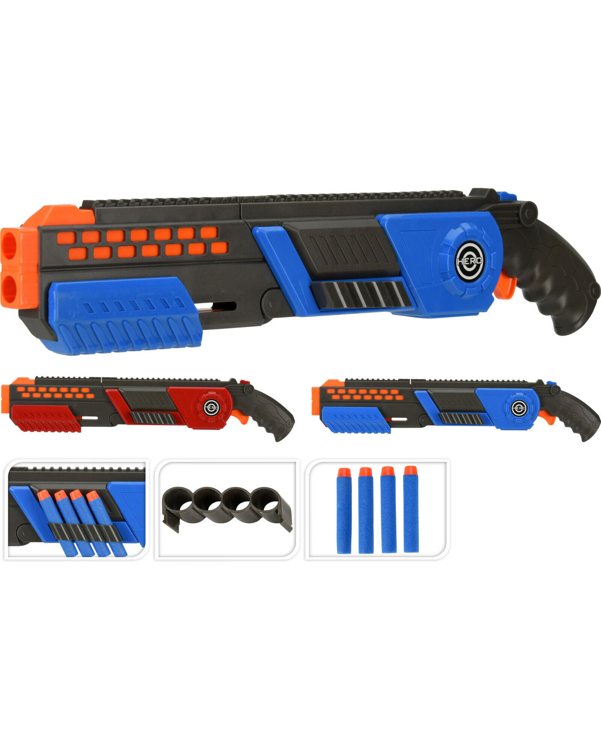 Pumpgun 475mm med skumpile