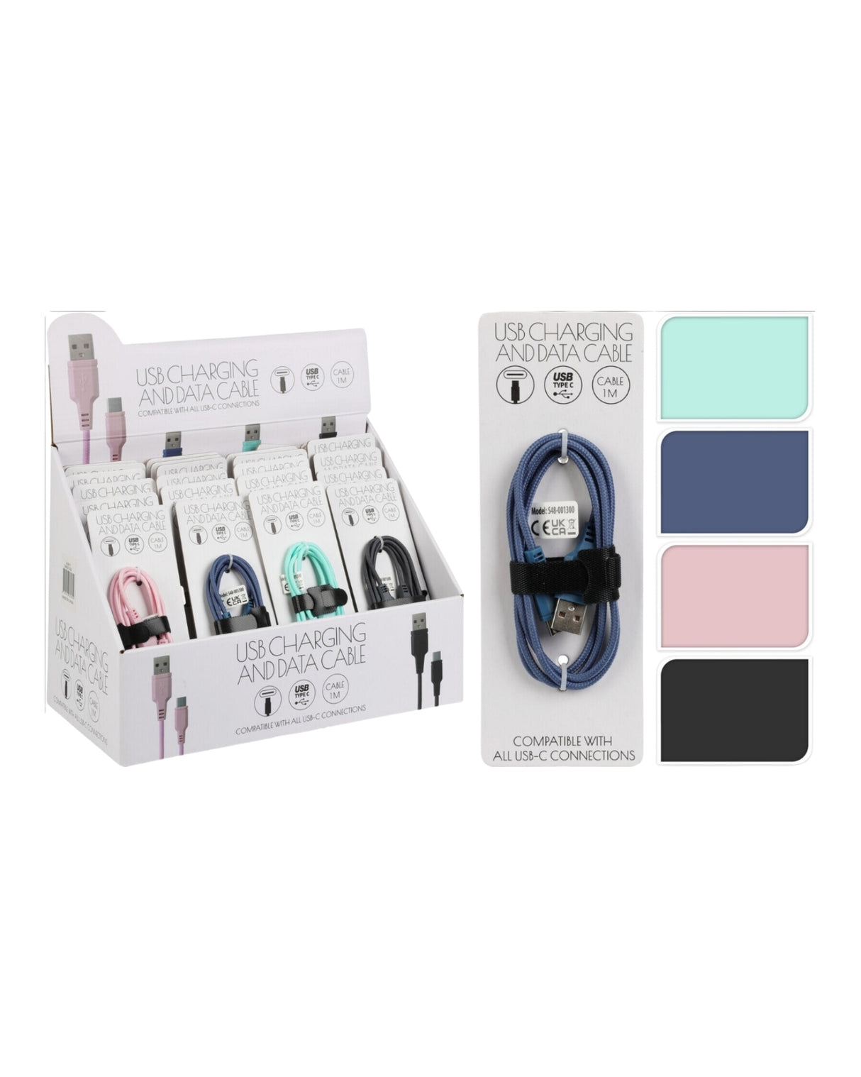 USB til USC-C 1 meter 1 stk