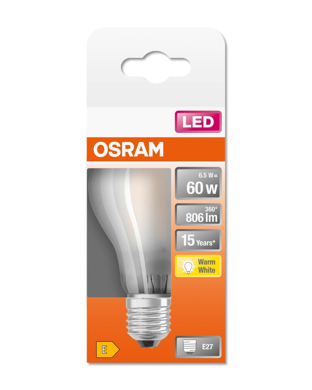 OSRAM LED Standard A 60 E27 7W