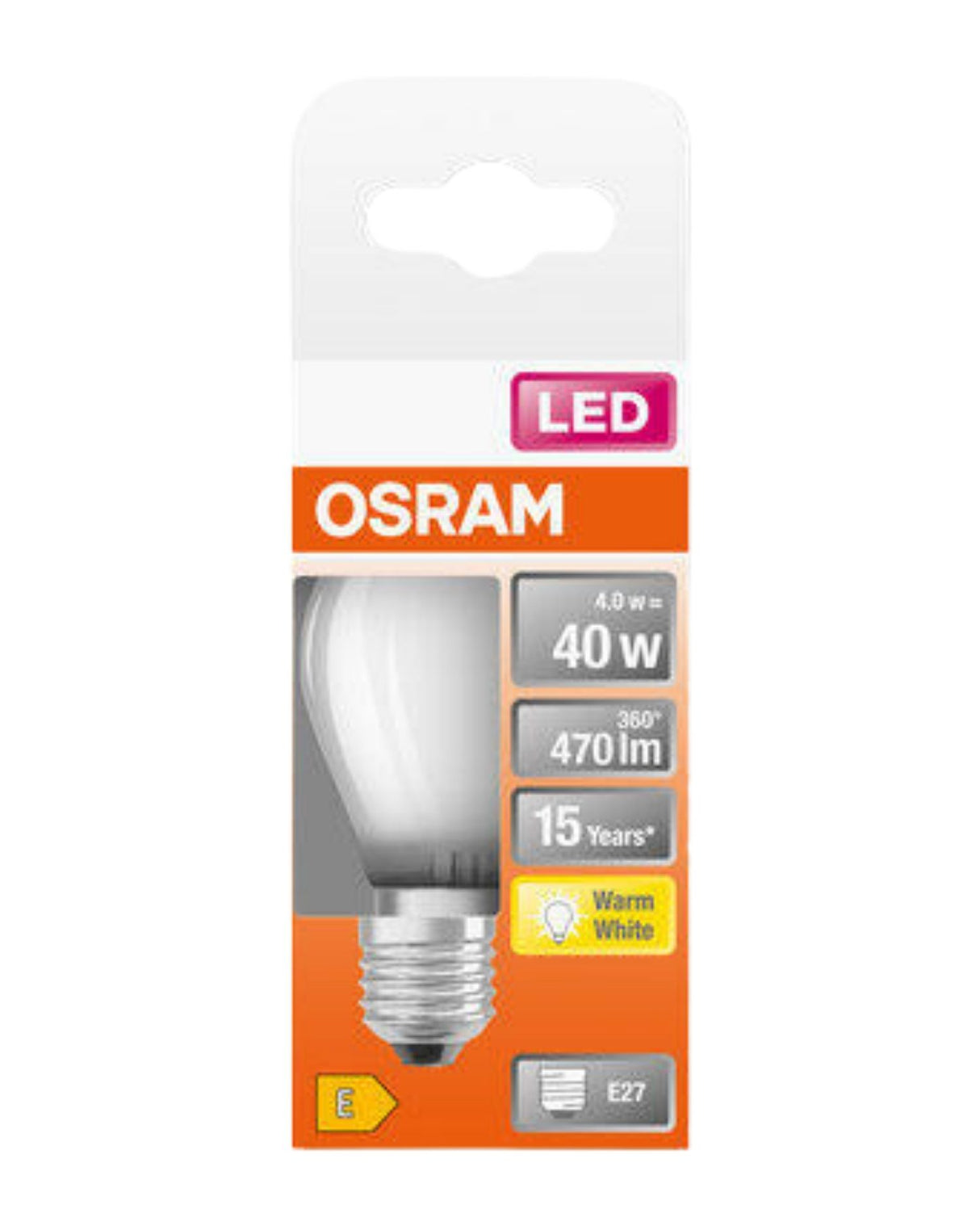OSRAM LED Krone P 40 E27 4W