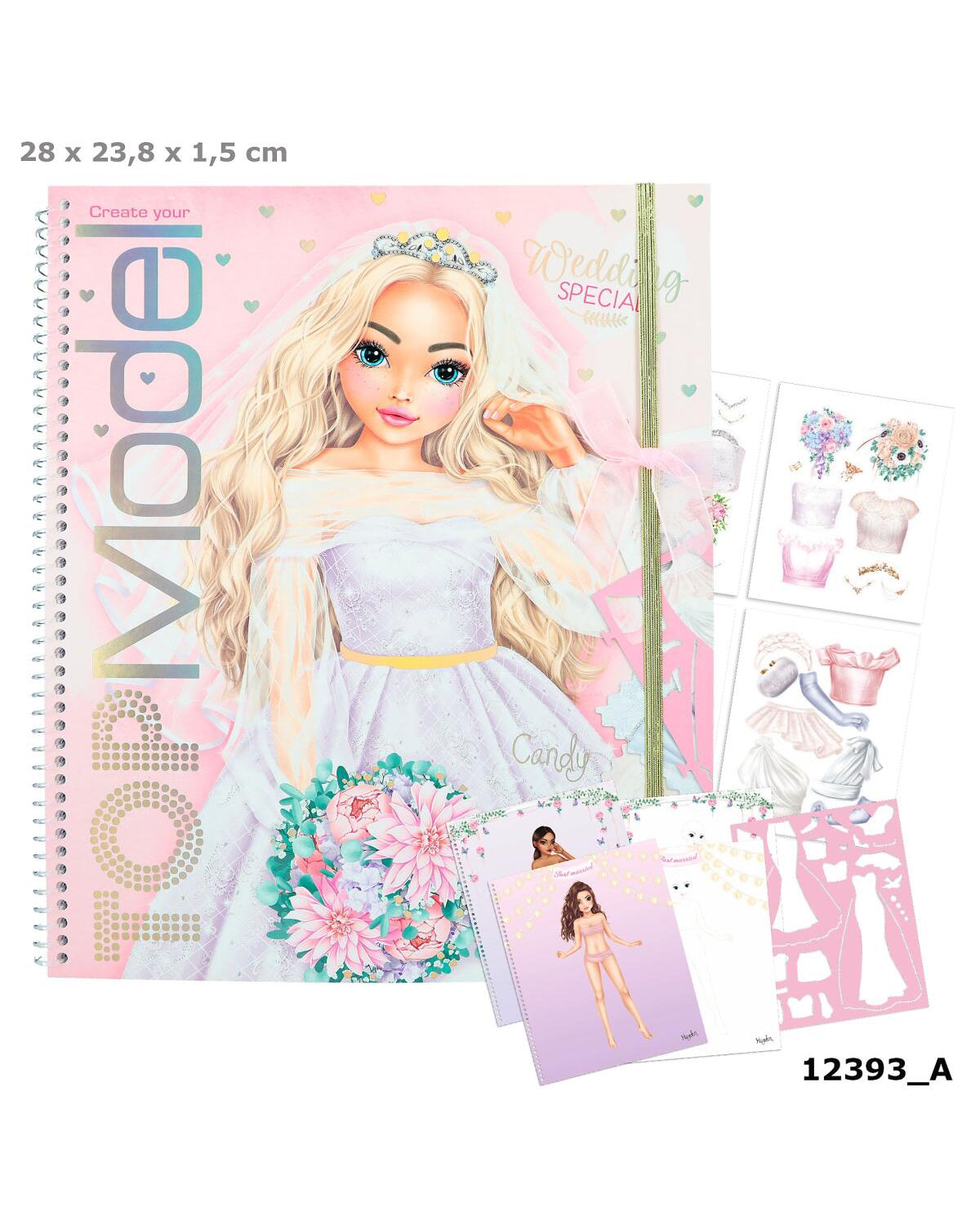 TOPModel Create your wedding Coloring book