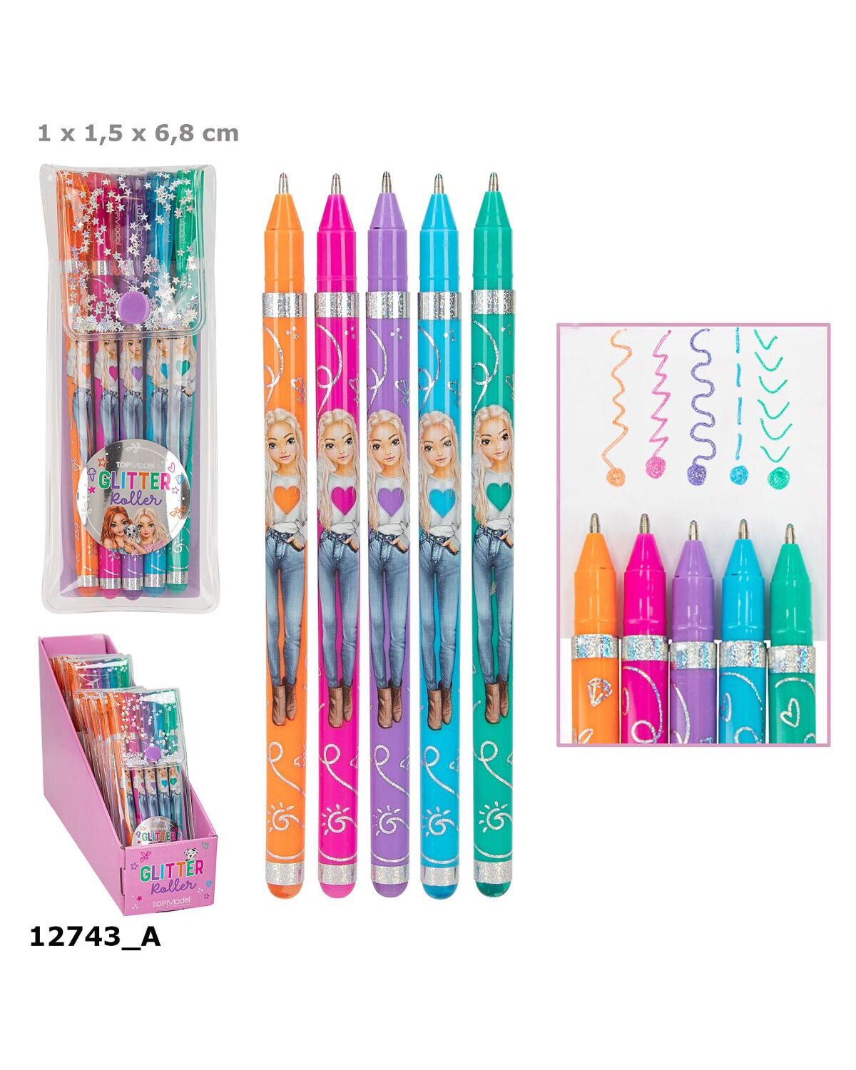 TOPModel Glitter Gel Pen Set