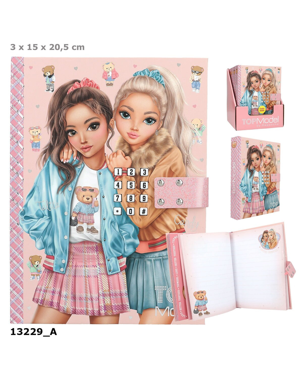 TOPModel Diary with code and music TEAM TEDDY