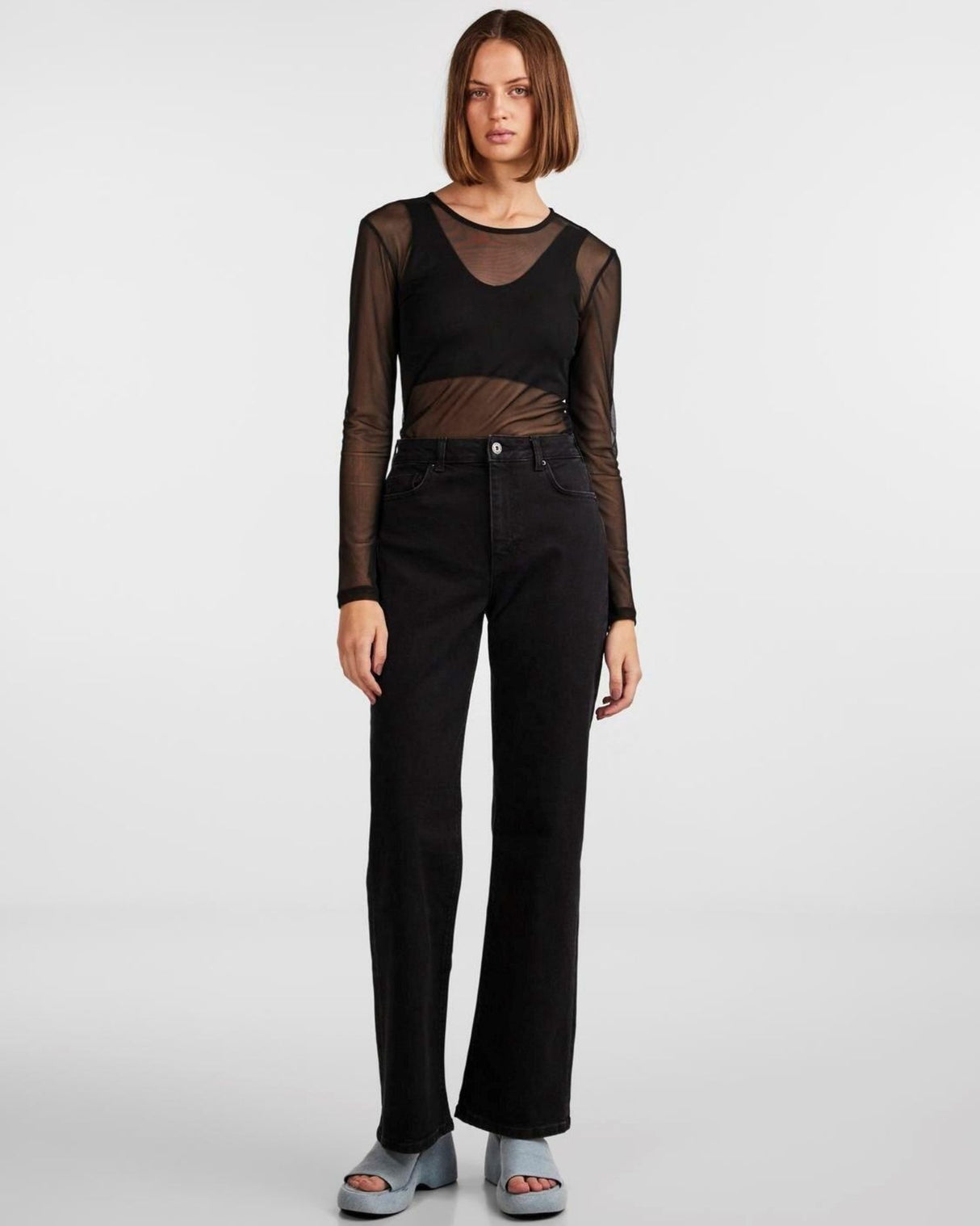 Sort - denim - bukser - 17124329