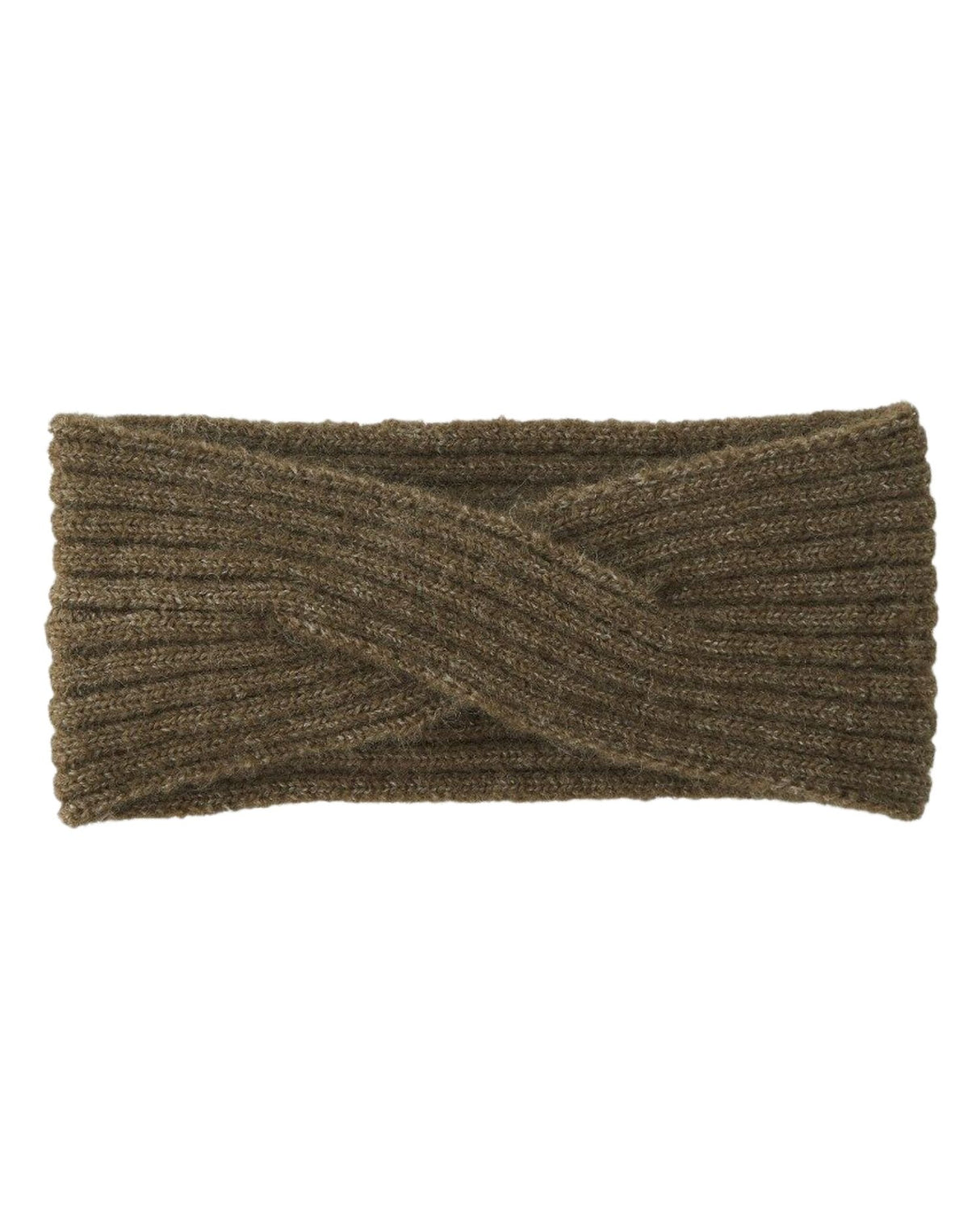 Brun - Fossil - Pieces - strik pandebånd - uld - 17126884