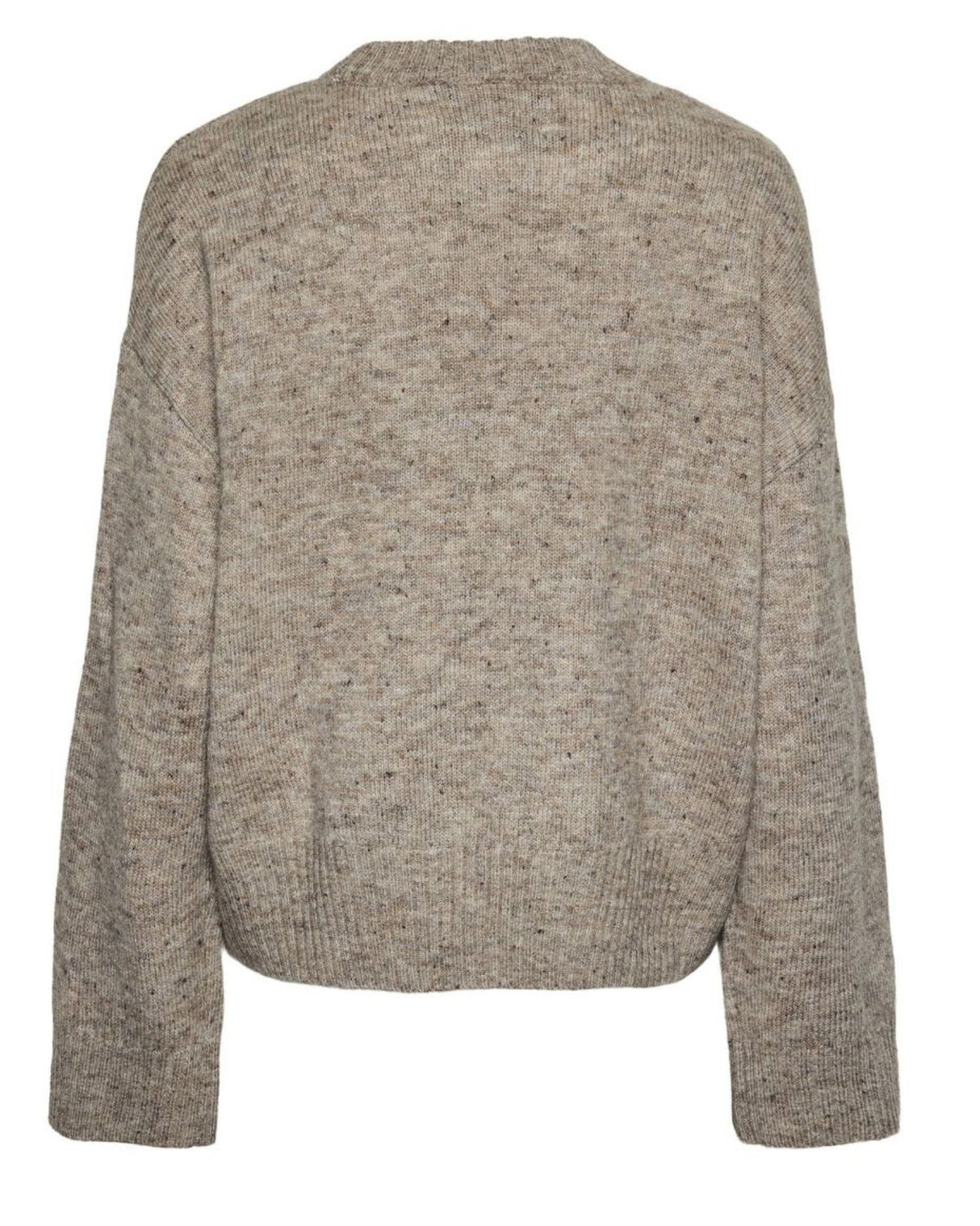 Beige - Irish Cream - PIECES - Striktrøje - 17154357