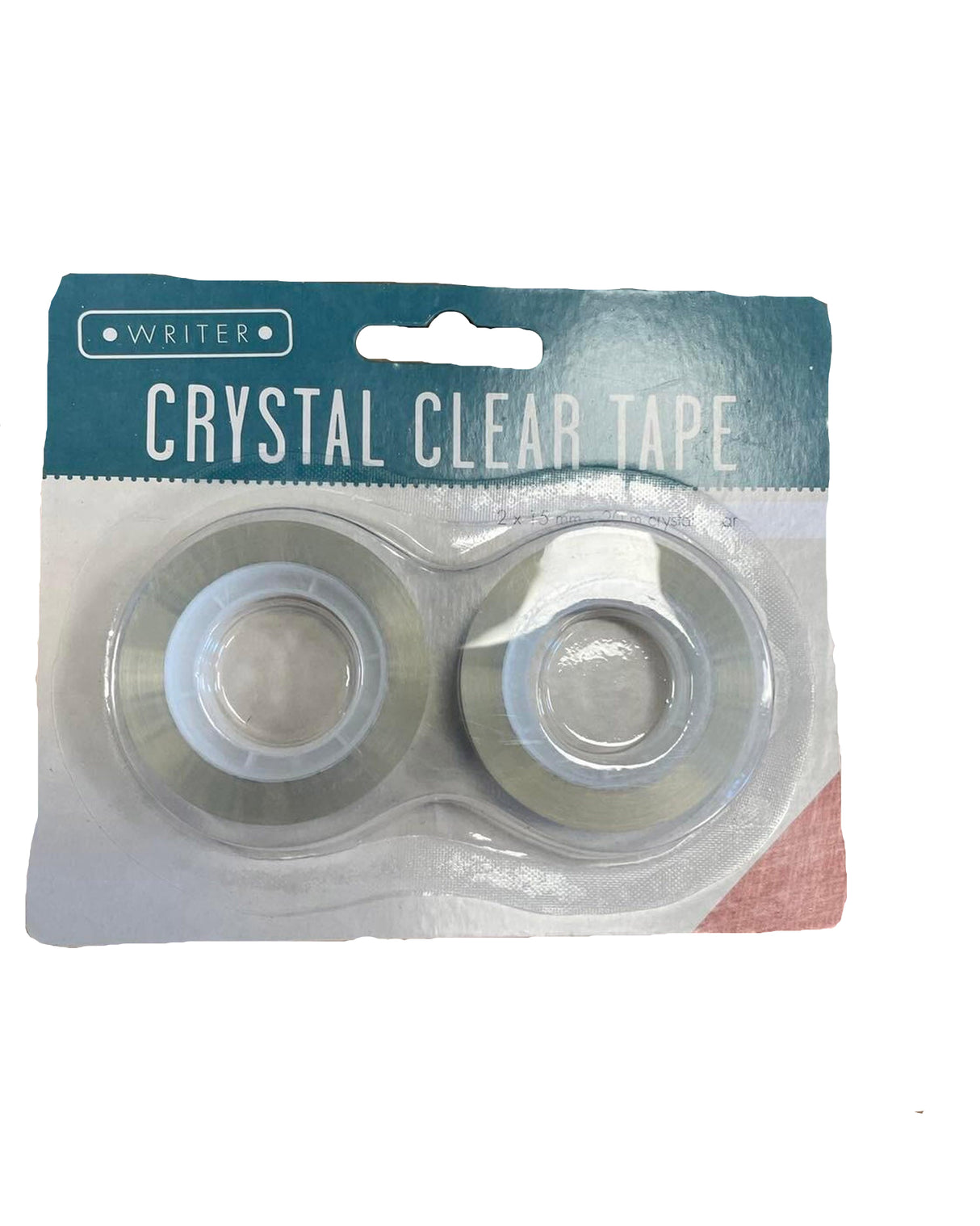 Tape 2 rolls "Crystal clear" 15mmx20m