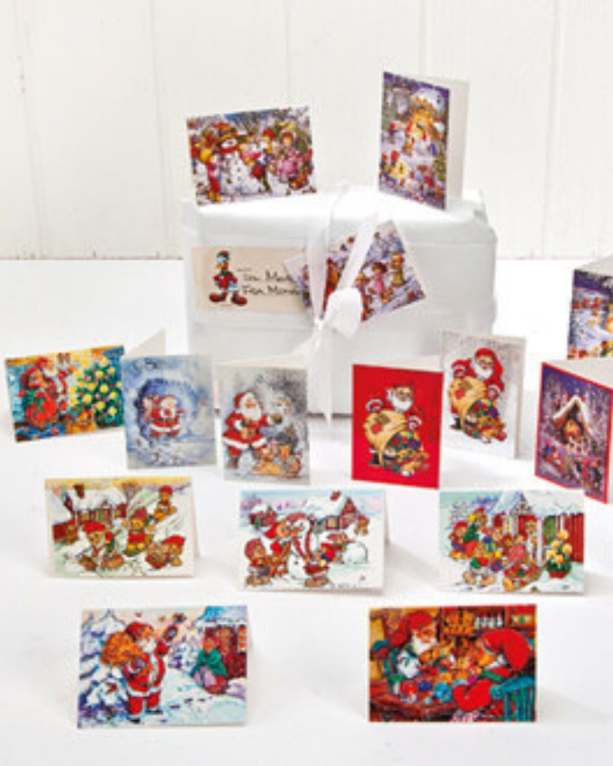 Gavemærker, dobbelte, med glimmer 5-7cm – 9 ASS., 6/POSE