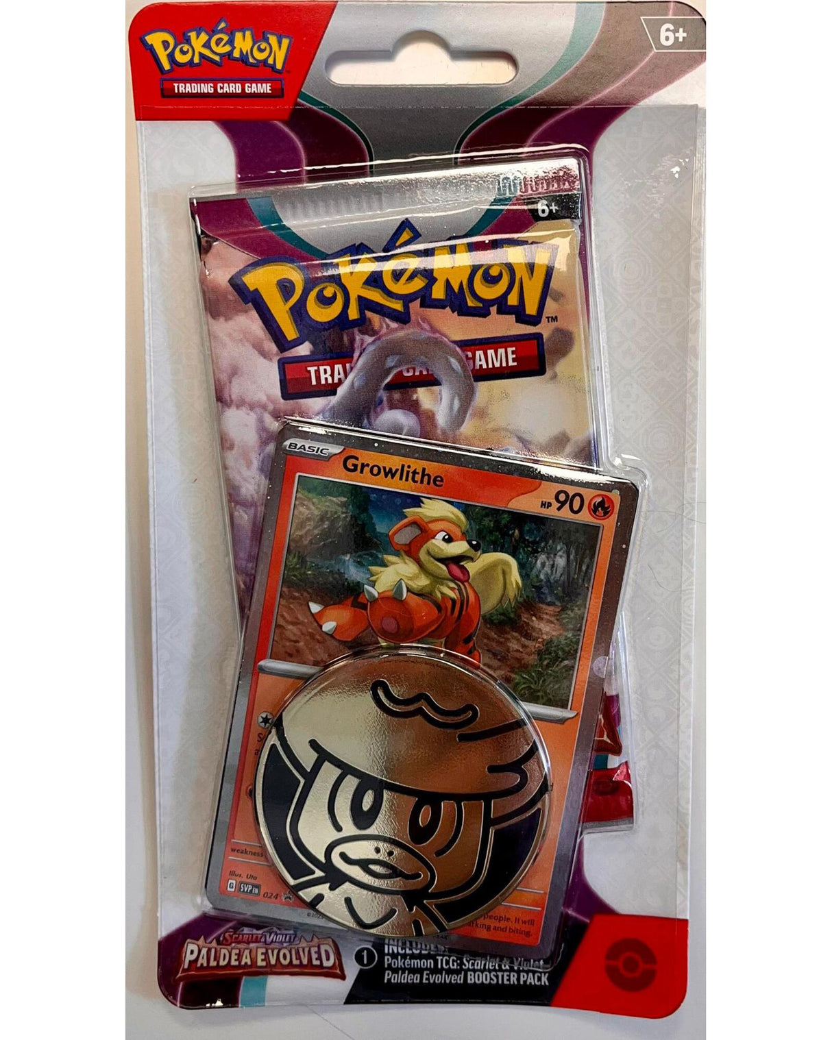 Pokemon pakke med kort og mønt