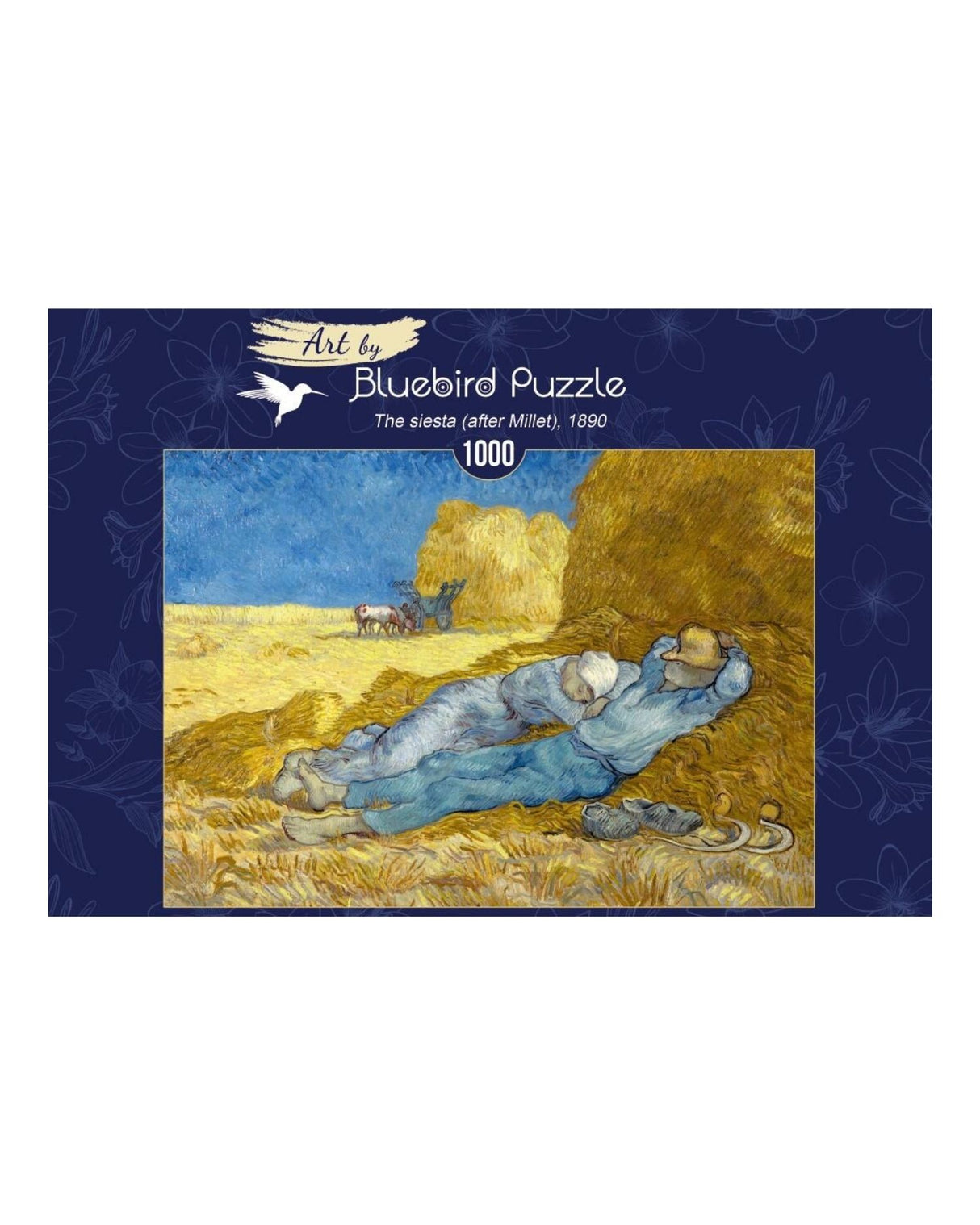 Puslespil 1000 brikker - Vincent Van Gogh - The siesta (after Millet), 1890