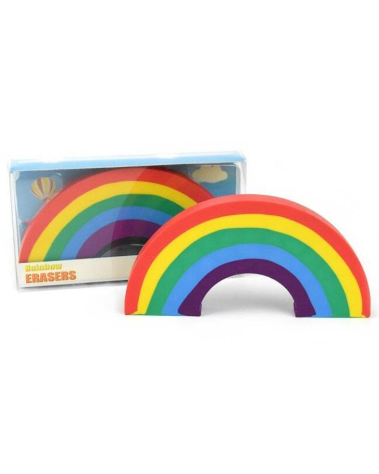 Viskelæder regnbue 8x3cm