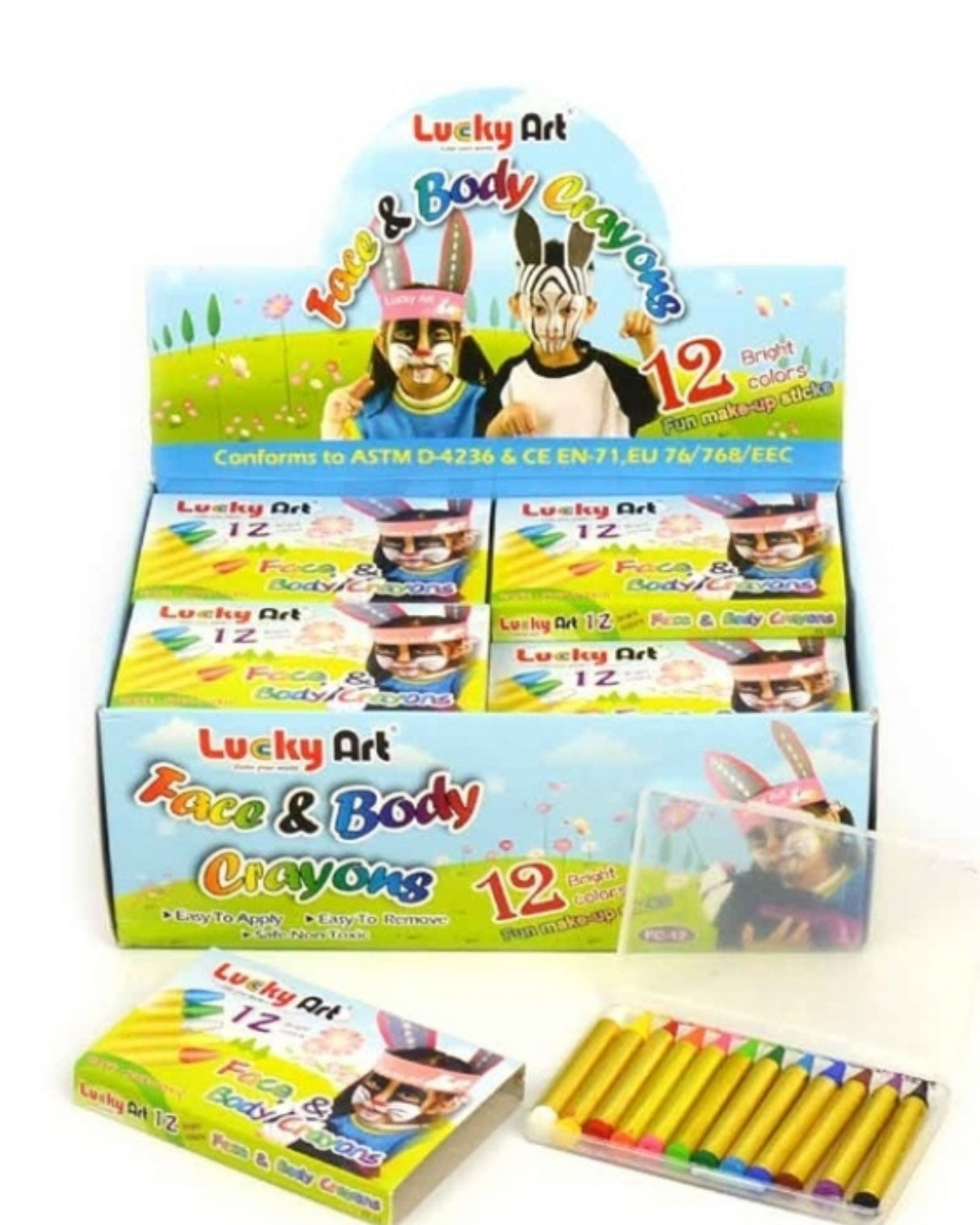 Body Crayon 12 Color/Set 6cm