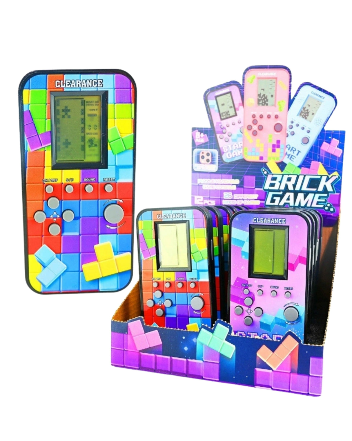 Brick Game 14cm - Tetris