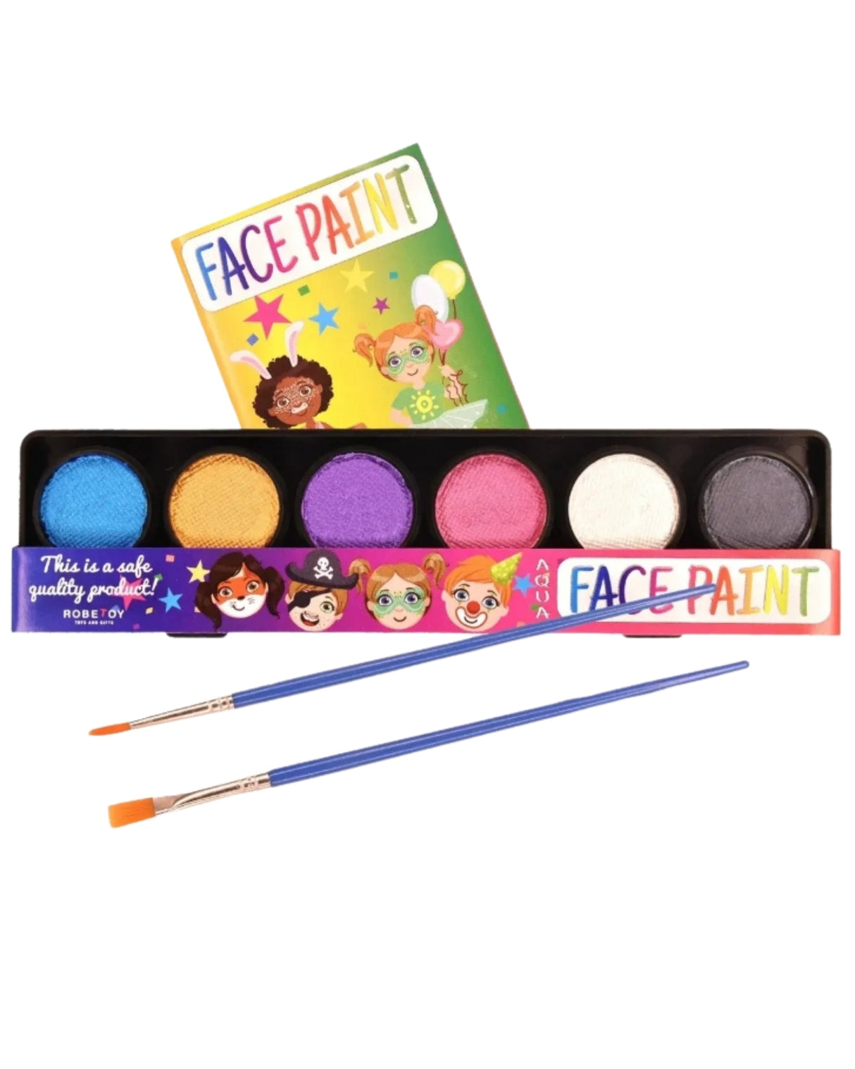 Ansigtsmaling 6 farver