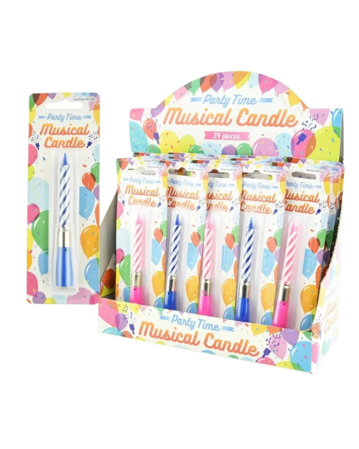 Fødselsdagslys 11cm med musik 1stk