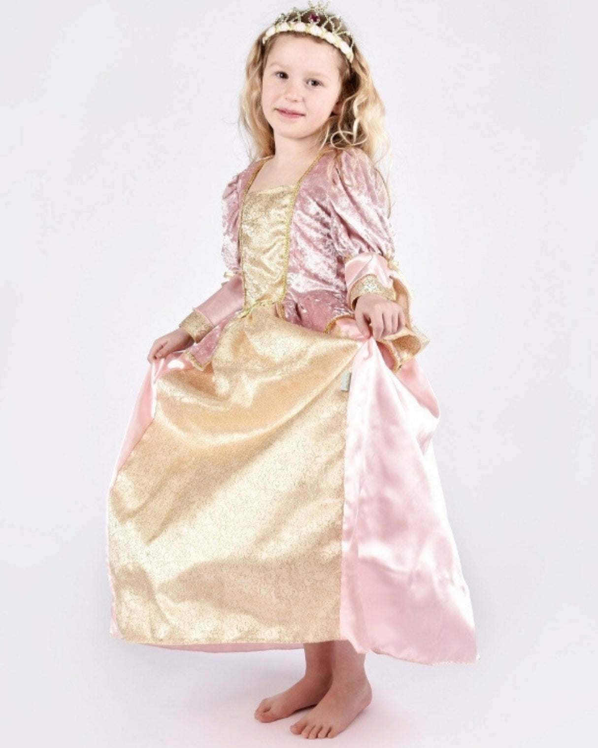 Princess costume Royal pink 122-128cm 6-8 years