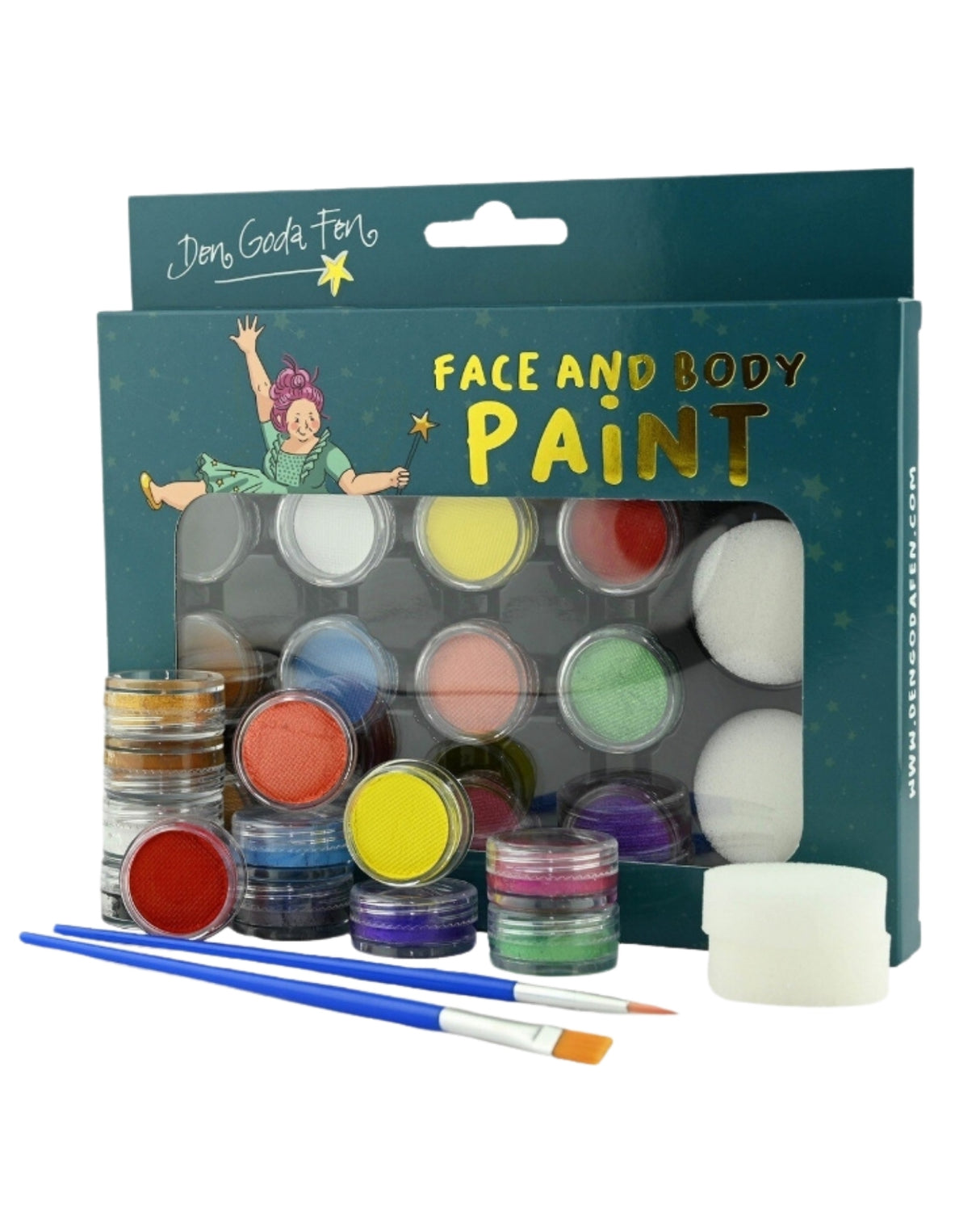 Ansigts maling 12 farver