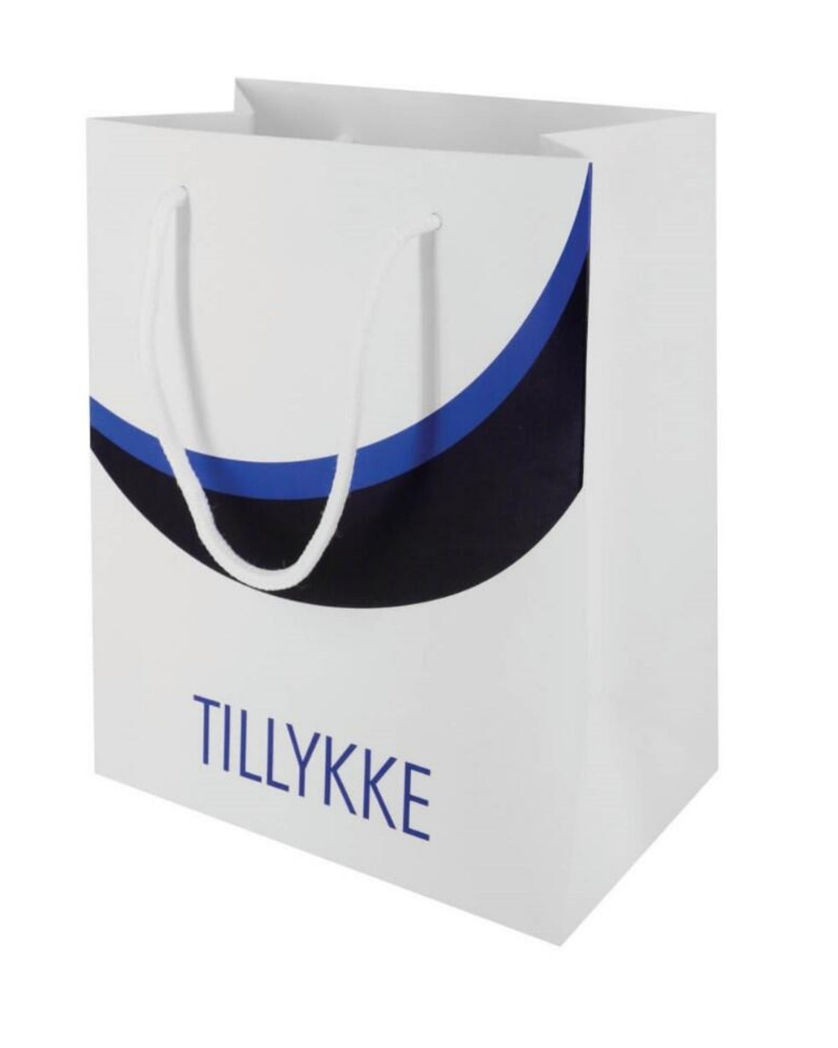 Gavepose med blå Studenter hue 2 stk. - 22,5x18x10,5cm