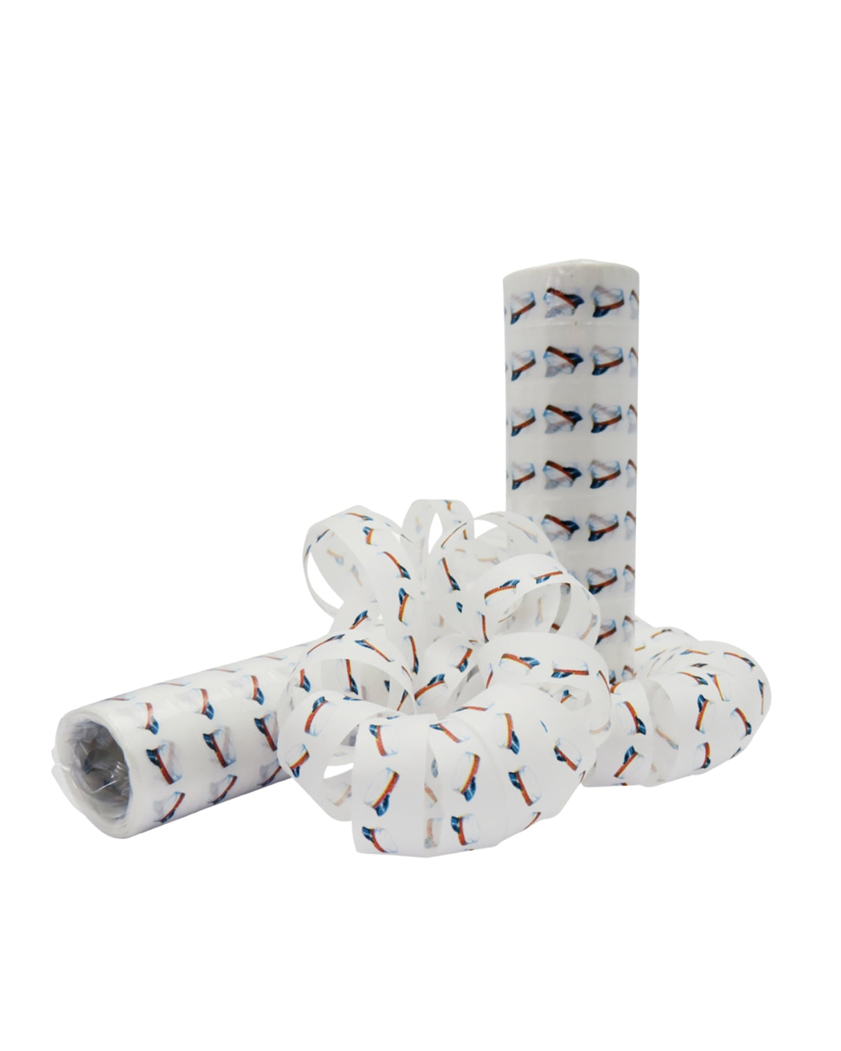 Serpentiner 2 ruller 3meter - Rød student