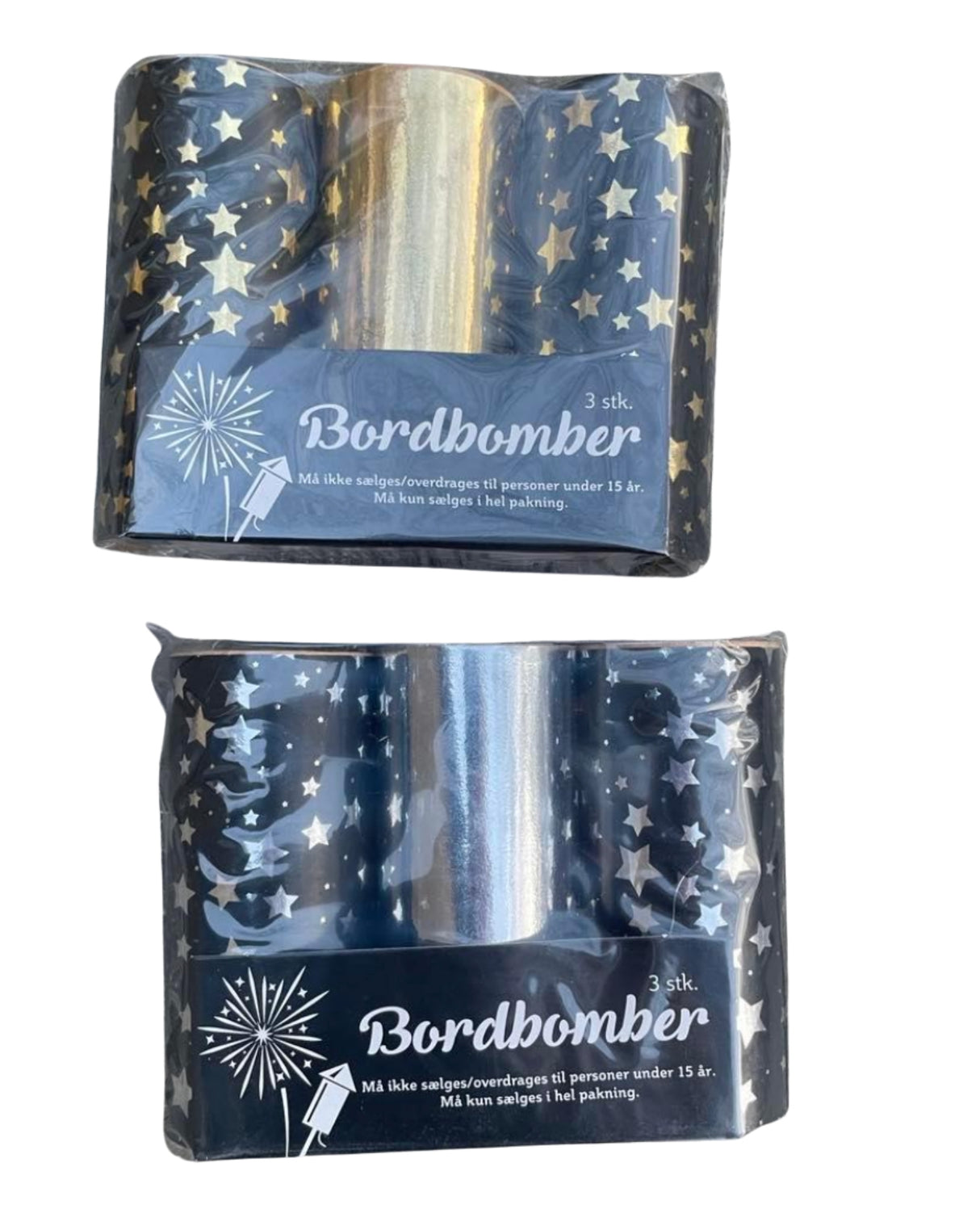 Table bomb 10 cm 3 pcs. Star motif