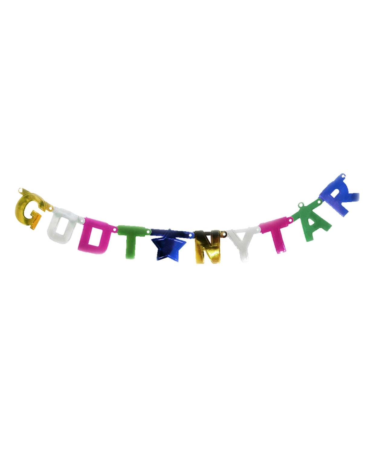 Garland "Happy New Year" multi-colored
