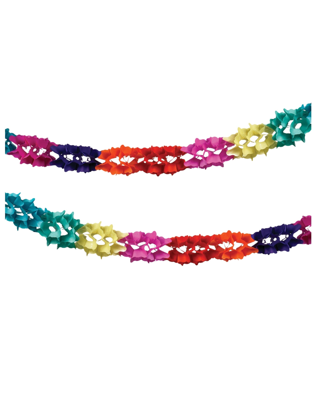 Guirlander papir firkant 6 meter