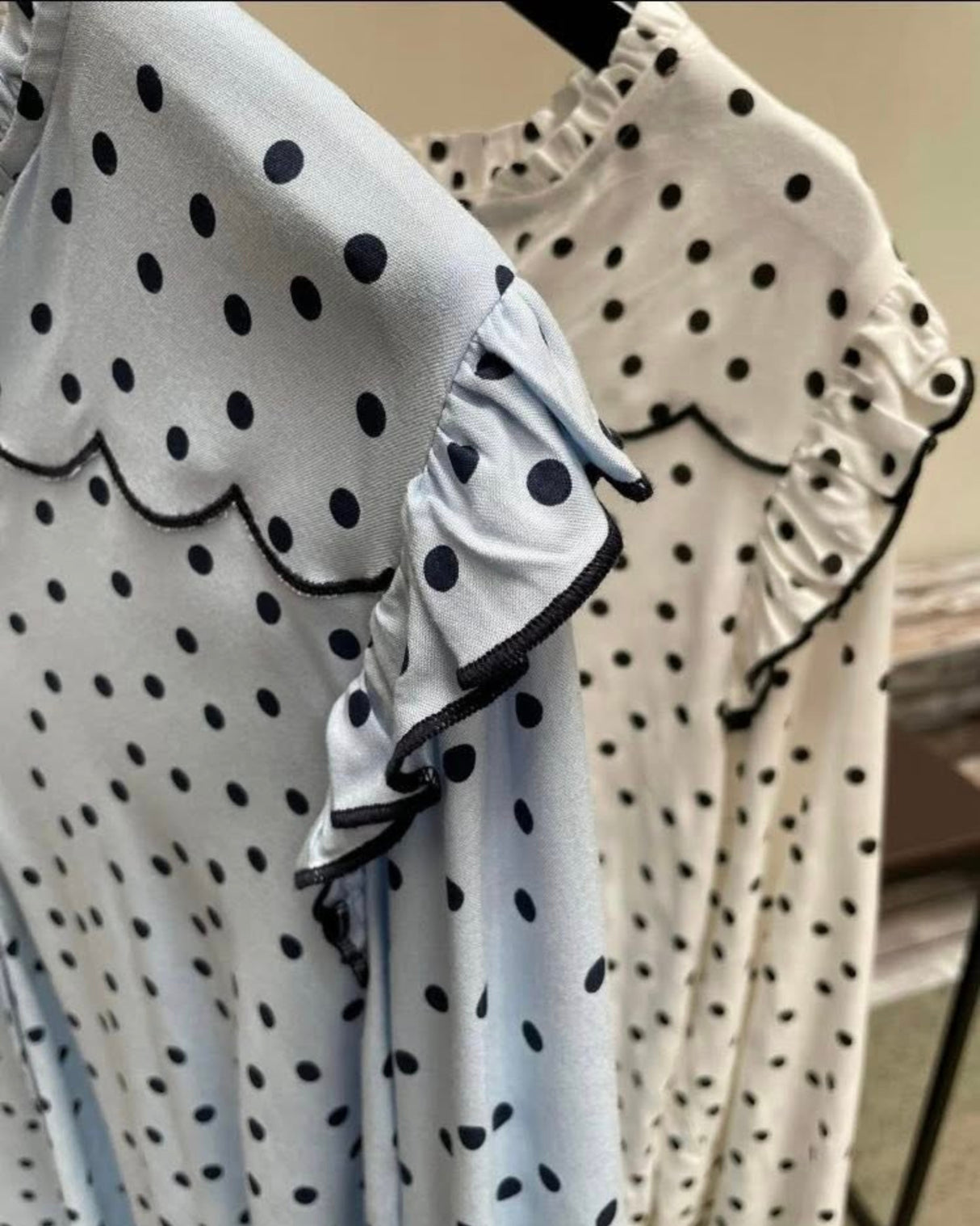 Hvid - White Combi - Ofelia - Bluse - Smilla