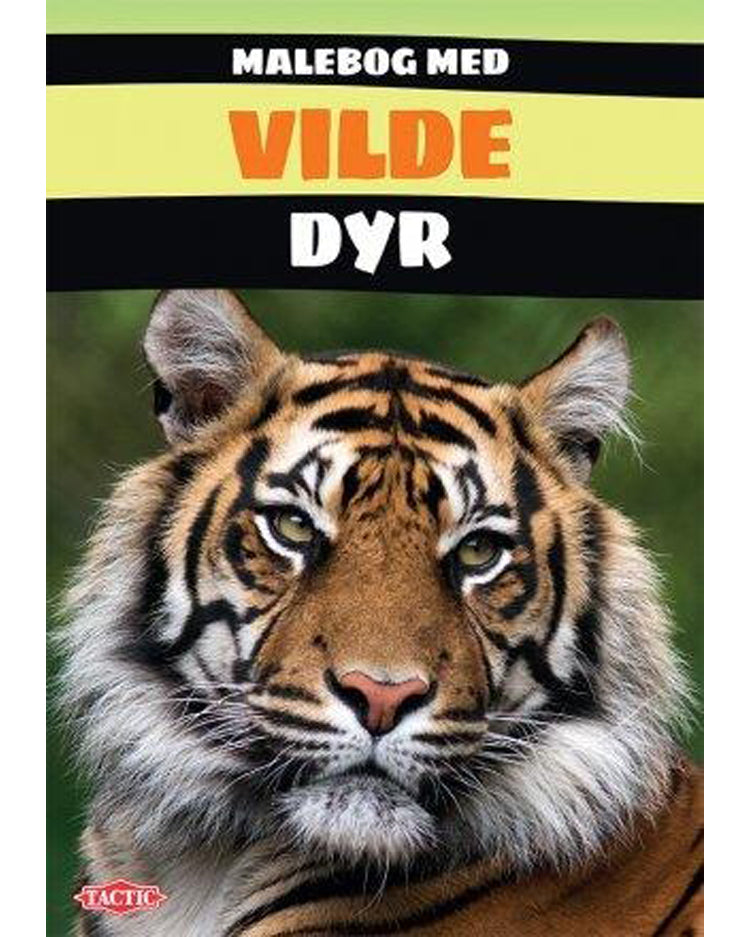 Malebog med vilde dyr