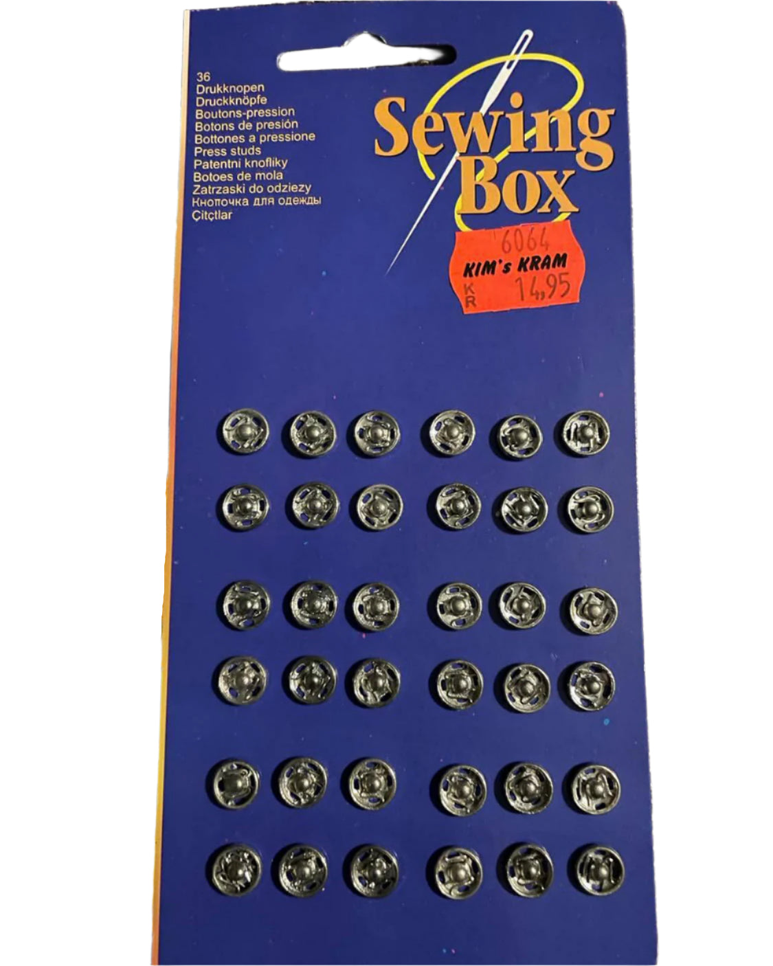 Push buttons 36 pcs.