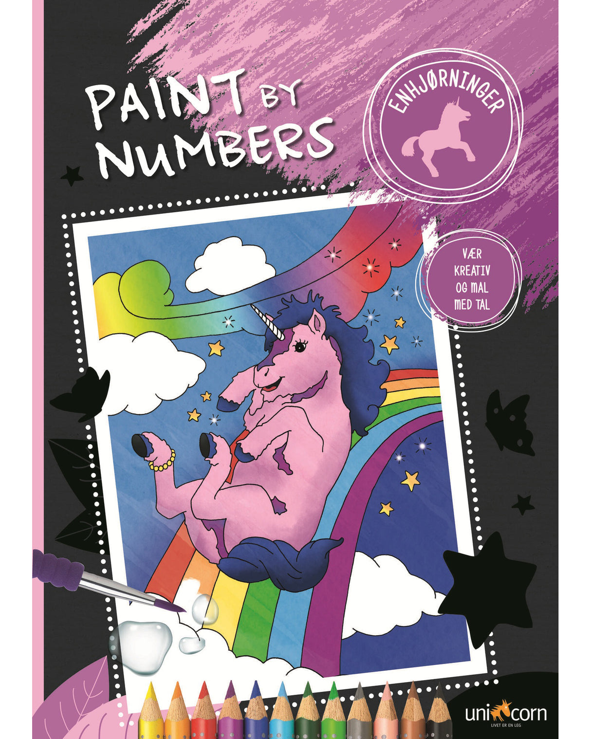 Paint by Numbers - Enhjørninger