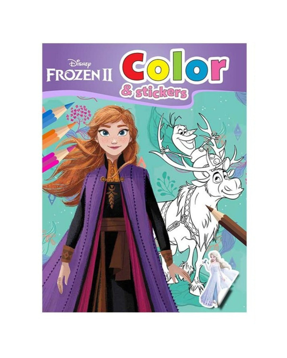 Malebog og Stickers Disney 32 sider