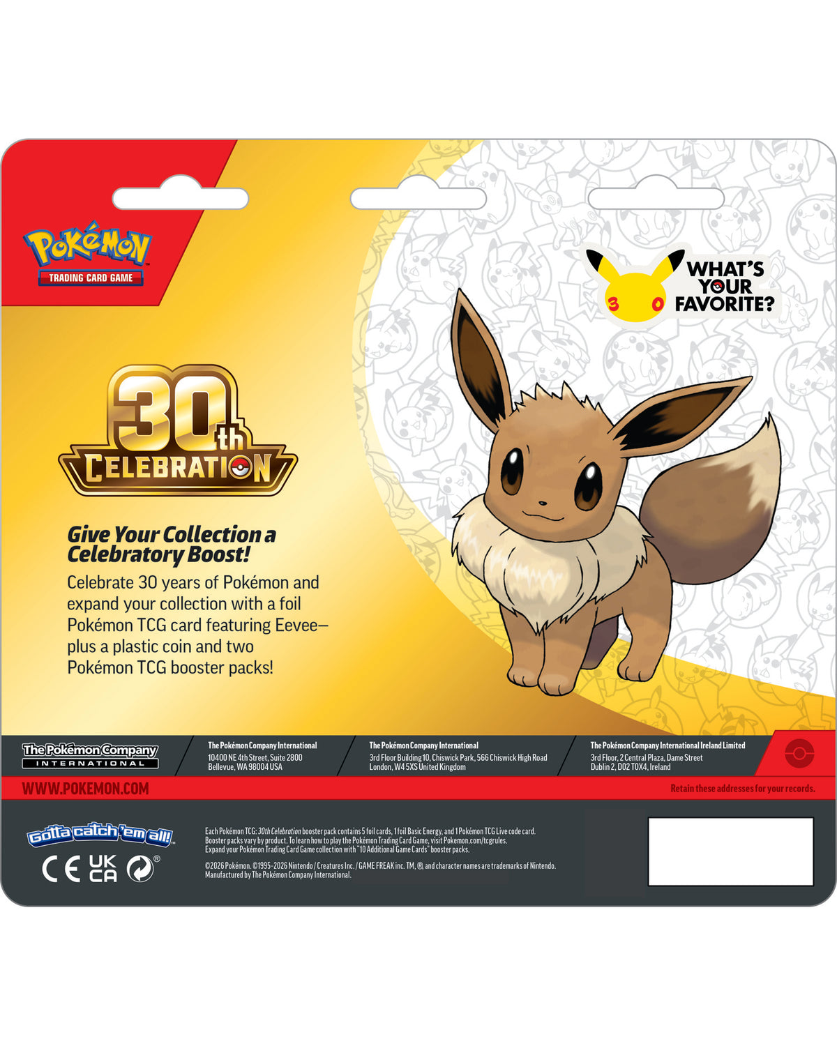 Pokemon 2-Pack Blister 30th - MAX 1 stk pr kunde
