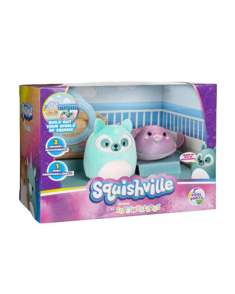 Squishville Tilbehørssæt - Pool Party