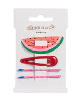 Håreclips i metal 4 stk 55mm