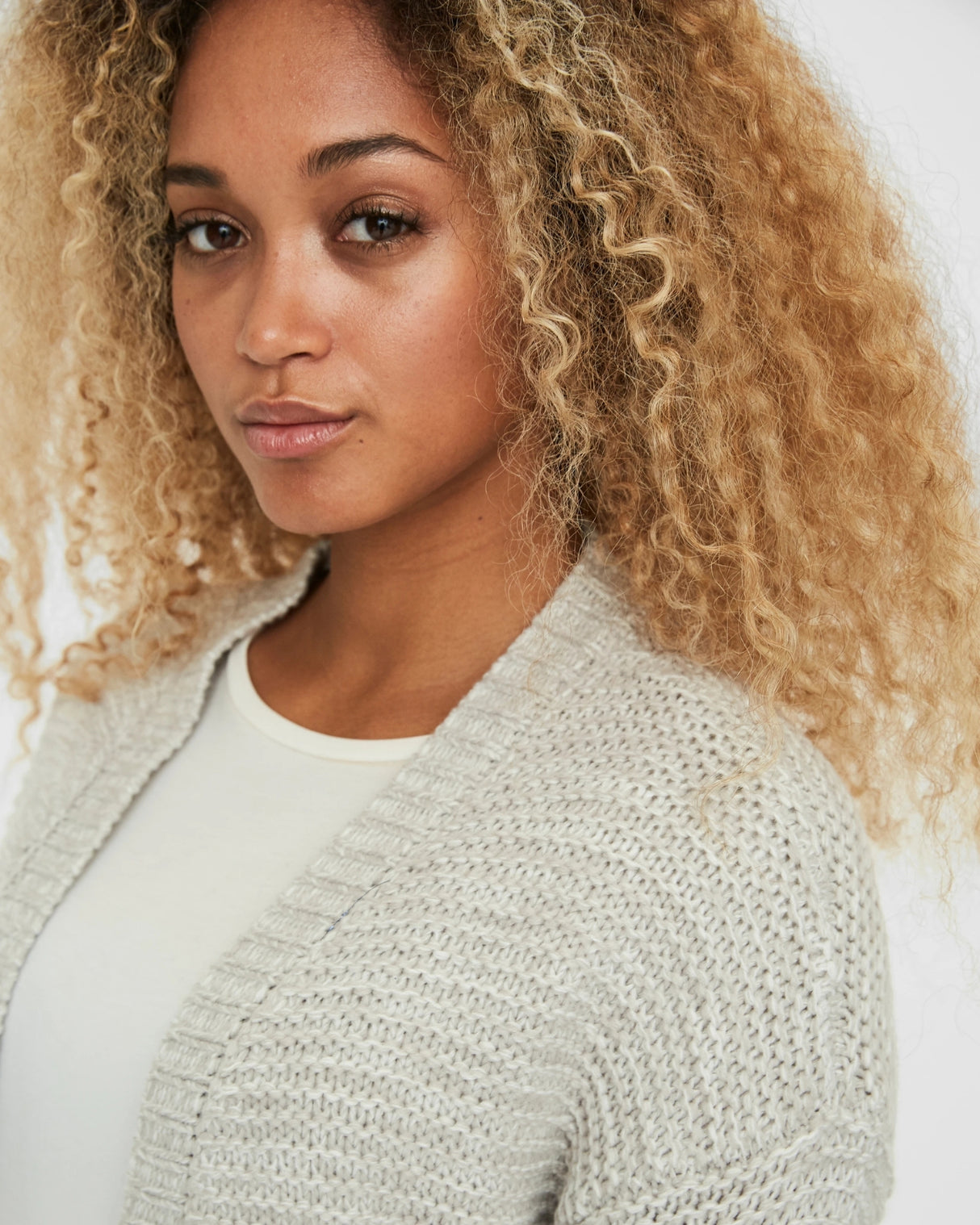 Grå - Light Grey Melange - Vero Moda - Cardigan - 10183605