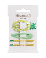 Håreclips i metal 4 stk 55mm